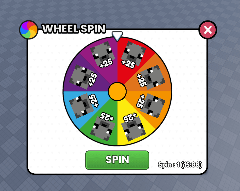 [Kraken Patty Tycoon] Spin Wheel